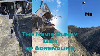 The Nevis Bungy New Zealands Ultimate 134m Leap of Adrenaline [upl. by Ahsemac860]