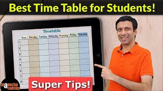 Best Time Table for Students [upl. by Kent]