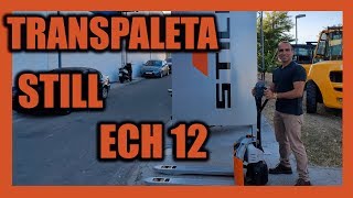 INSTRUCCIONES DE USO Y MANEJO COMO FUNCIONA LA TRANSPALETA ELÉCTRICA STILL ECH 12 [upl. by Aruasor851]