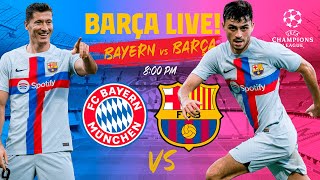 🔴 BARÇA LIVE BAYERN  BARÇA  Warm up amp Match Center ⚽ [upl. by Snell536]