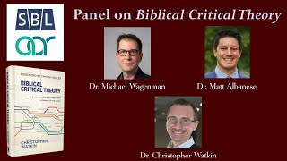 AARSBL Panel on Biblical Critical Theory [upl. by Llehsor715]