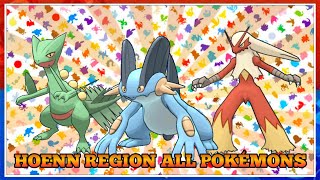 How To Evolve Pokémon  Generation 3 Hoenn Region Animated 3D Regular Sprites [upl. by Wehttan]