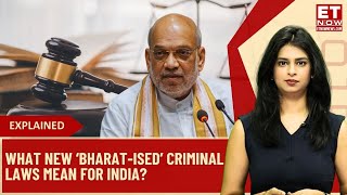 New Criminal Laws Explained India Replaces Colonial Era Laws What Do They Offer  Amit Shah [upl. by Suehtomit]