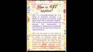 trending class 12 th full economics project on GST [upl. by Troth]