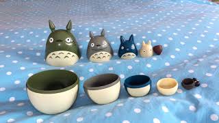 Totoro Nesting Dolls  Matryoshka Dolls [upl. by Icnan638]