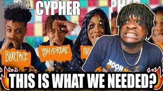 Blueface YBN Cordae and Rico Nastys 2019 XXL Freshman Cypher REACTION [upl. by Friedlander]