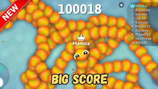 I reached 100000 Score in snakeio Big score in Snake [upl. by Stringer]