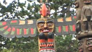 Totem Poles in Victoria BC [upl. by Grube]