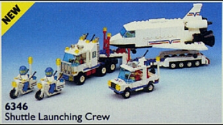 LEGO 6346  Shuttle Launching Crew [upl. by Adnoyek227]