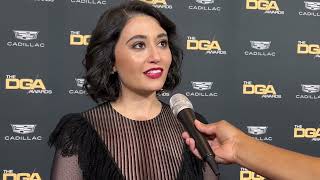 Noora Niasari Shayda director on 2024 DGA Awards red carpet [upl. by Socin586]