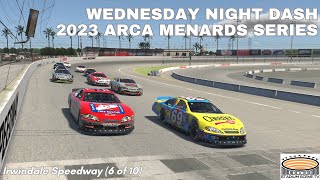 Wednesday Night Dash iRacing ARCA League  Short Track Madness at Irwindale 6 of 10 [upl. by Fillender578]