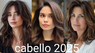 TENDENCIAS CABELLO 2025 💥✂️ ESTILOS ELEGANTES CORTES mujer [upl. by Ainat547]