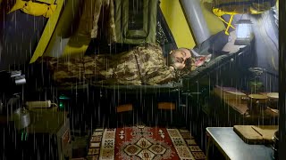 Camping For 2 Days in NonStop Rain  NONSTOP RAIN CAMPING  ASMR [upl. by Levitus]