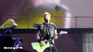 Metallica  No Remorse  HD Adelaide Soundwave Australia March 2nd 2013 HQ Audio [upl. by Rede]