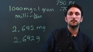 How Many Milligrams Are in a Gram for a Conversion  Measurement Conversions [upl. by Roer]