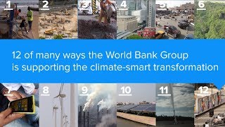 12 Ways the World Bank Group is Supporting a ClimateSmart Transformation [upl. by Grazia492]