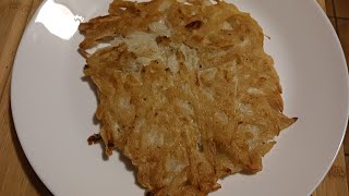 Potato pancakes  so easy for breakfast with only 3 ingredients [upl. by Gore714]