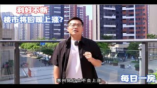 每日一房：楼市利好东风刮不停，惠州楼市将回暖上涨了？ [upl. by Noxid]