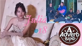 ADVERB BAND Serenades Julia 18  King Arthur’s Private Resort and Events Place [upl. by Martainn]