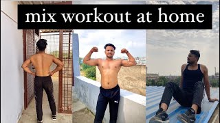 mix workout at home🔥💪🏻 motivation shorts fitness [upl. by Suneya]