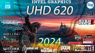 UHD 620  8250U Unleashed Can It Handle 40 Popular Games Find Out Now [upl. by Alegnaed]