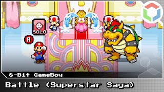 Battle Theme 8bit GameBoy  Mario amp Luigi Superstar Saga [upl. by Eilyk165]