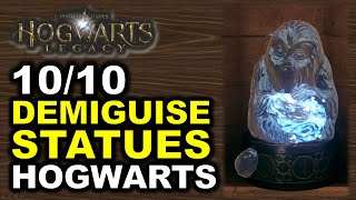 Hogwarts All 10 Demiguise Statues Locations  Hogwarts Legacy [upl. by Eatton]