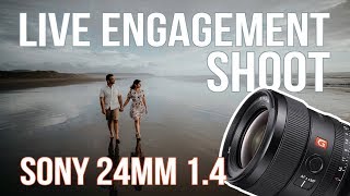 Live Engagement Shoot with the Sony 24mm 14 GM [upl. by Valencia]