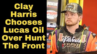 Clay Harris ABANDONS Hunt The Front For Lucas Oil Rookie of the Year [upl. by Rhu]