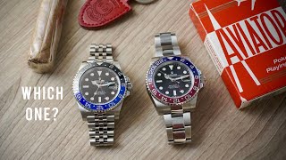 Rolex Batman vs Pepsi Head to Head Comparison [upl. by Shellans]