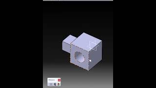 Part modeling in CATIA shorts [upl. by Gery]