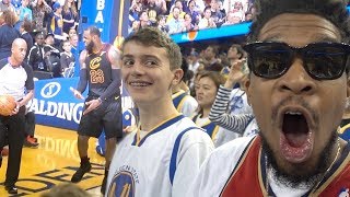 MY FIRST CAVS vs WARRIORS GAME EVER I LITERALLY LOST MY MIND [upl. by Chirlin152]