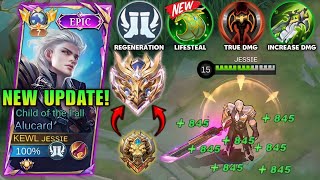 NEW UPDATE ALUCARD BEST BUILD amp EMBLEM 2024  MLBB [upl. by Ynavoeg]