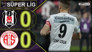 BEŞİKTAŞ 00 ANTALYASPOR  SÜPER LİG 14 HAFTA ERTELEME MAÇI  BJK ANTALYA [upl. by Lizette]