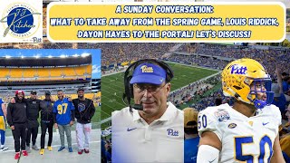 A Sunday Conversation Pitt Spring Game Louis Riddick Leading Pitt Position Battles and More [upl. by Dahsra53]