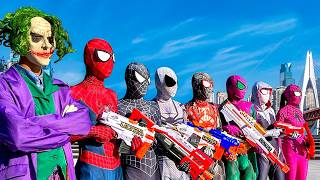 What If 8 SpiderMan Bros In 1 City   SPIDERMANs Story New Season 4  All Action Funny [upl. by Helmut]