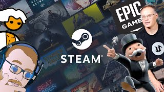 Steam is a Monopoly Because People Like It More Than the Epic Games Store [upl. by Aneloaup]