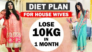 Diet Plan For Fast Weight Loss Housewives Diet Plan  Lose 10Kgs In 30 Days DrShikha Singh [upl. by Karoline]