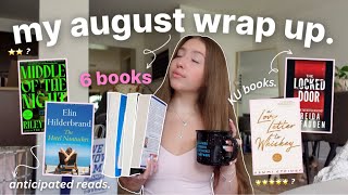 august reading wrap up 🌟🍓 new fav reads new releases kindle unlimited recs amp more [upl. by Htbazile349]