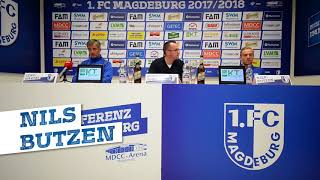 Pressekonferenz vor dem Spiel VfR Aalen gegen 1 FC Magdeburg [upl. by Hecht]