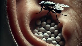 what happened when a fly lays eggs in your ear [upl. by Eleon642]