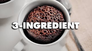 3 Ingredient Chocolate Mug Cake [upl. by Luben]