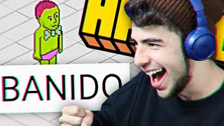 A meta é ser BANIDO de TODO QUARTO que eu entrar no HABBO [upl. by Haswell965]