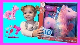 Pony Hair Salon Set  Kids Connection Toy for Girls [upl. by Ydnew]