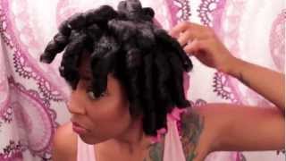 Natural Hair Curlformers on Dry hair [upl. by Avihs]