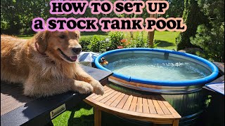 How To Set Up A Stock Tank Pool [upl. by Sima267]