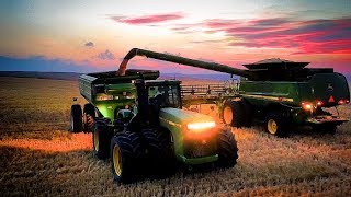 Epic Harvesting Montana Style  Welker Farms Inc [upl. by Icyac829]