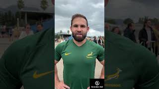 BOKSHORTS Cobus Reinach reflects on the Twickenham win [upl. by Ahseyn]