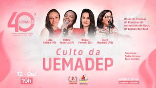 65ª AGO DA CEADEP  CULTO DA UEMADEP [upl. by Chan]