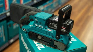 NEW Makita XGT 40V MAX Belt Sander BS001G [upl. by Sucramal]